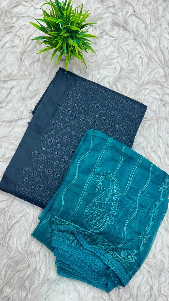 3Pc Set Dress Material