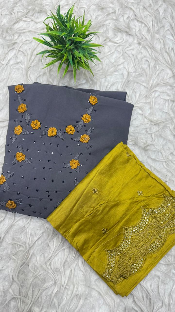 3Pc Set Dress Material
