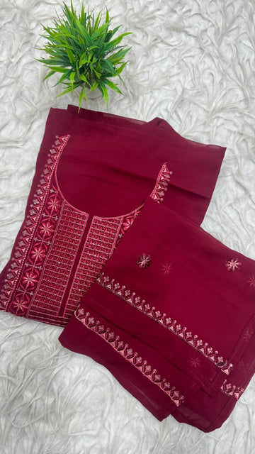3Pc Set Dress Material