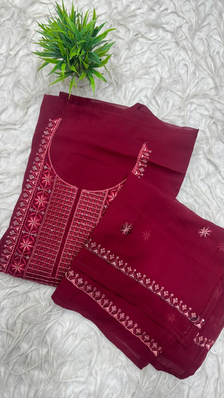 3Pc Set Dress Material