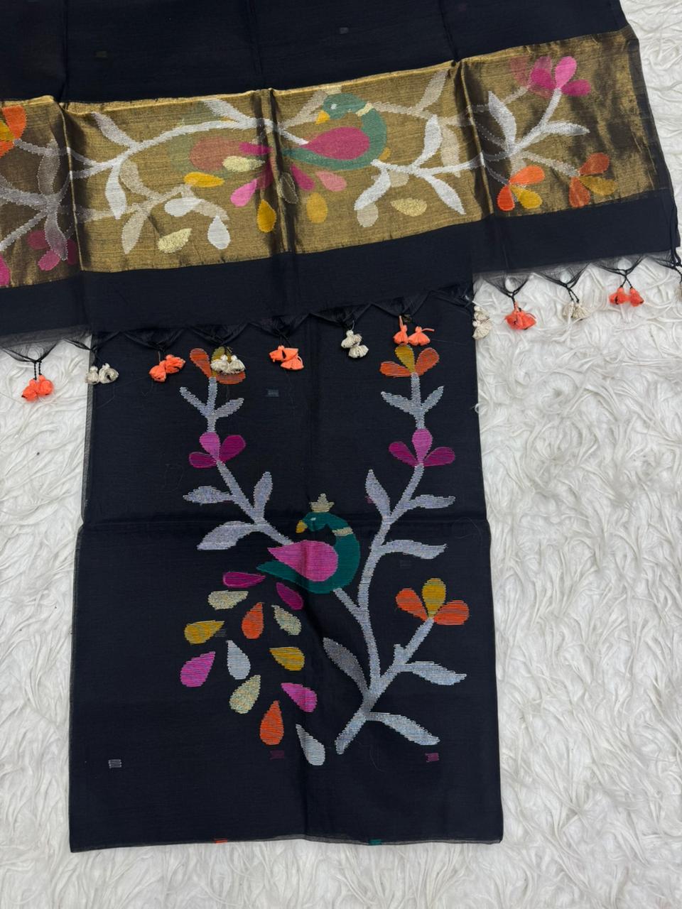 Muslin Jamdhani Dress Material