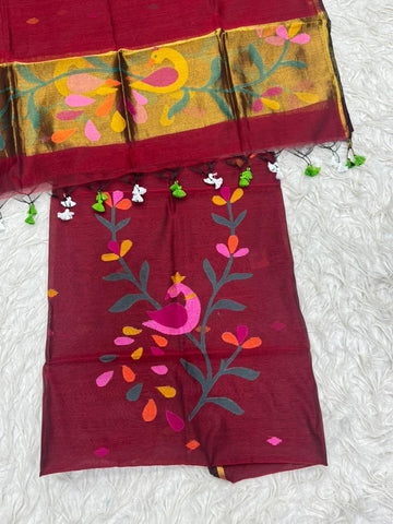 Muslin Jamdhani Dress Material