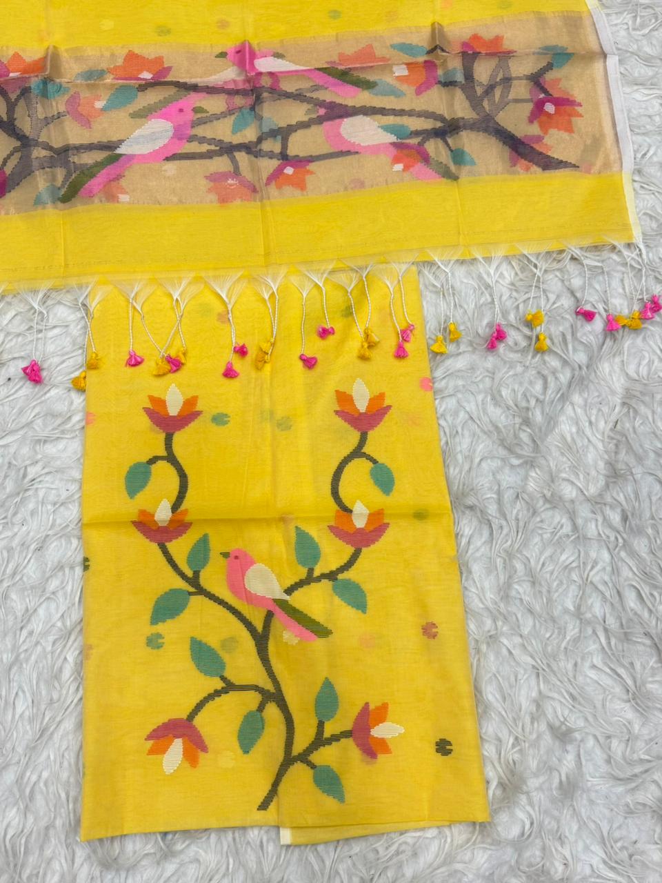 Muslin Jamdhani Dress Material