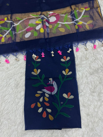 Muslin Jamdhani Dress Material