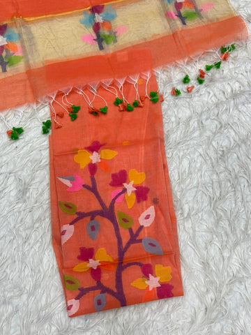 Muslin Jamdhani Dress Material