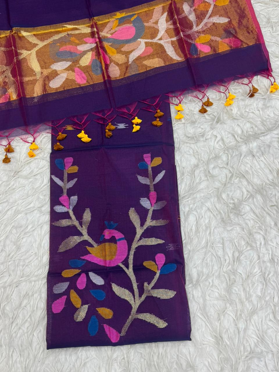 Muslin Jamdhani Dress Material