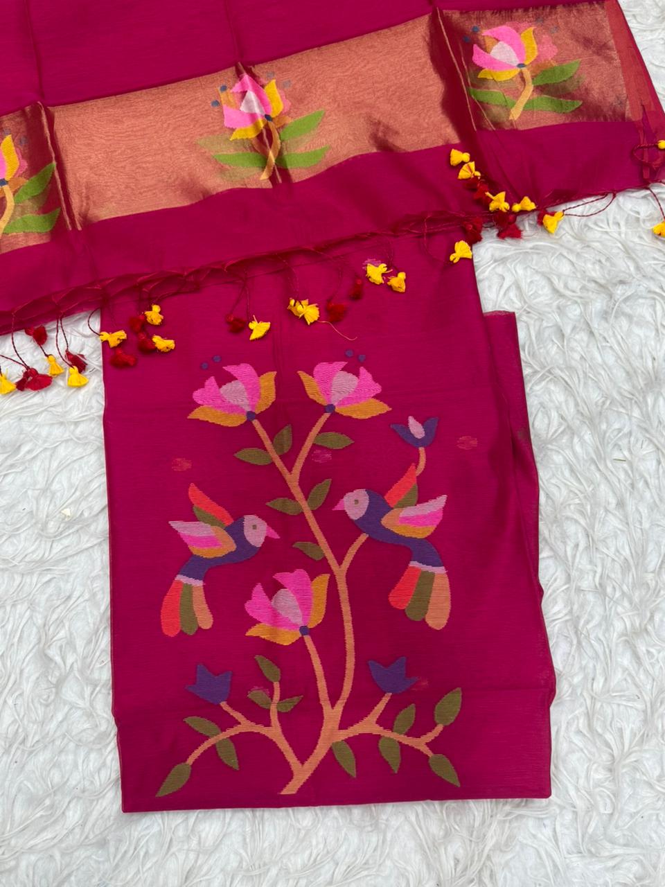 Muslin Jamdhani Dress Material