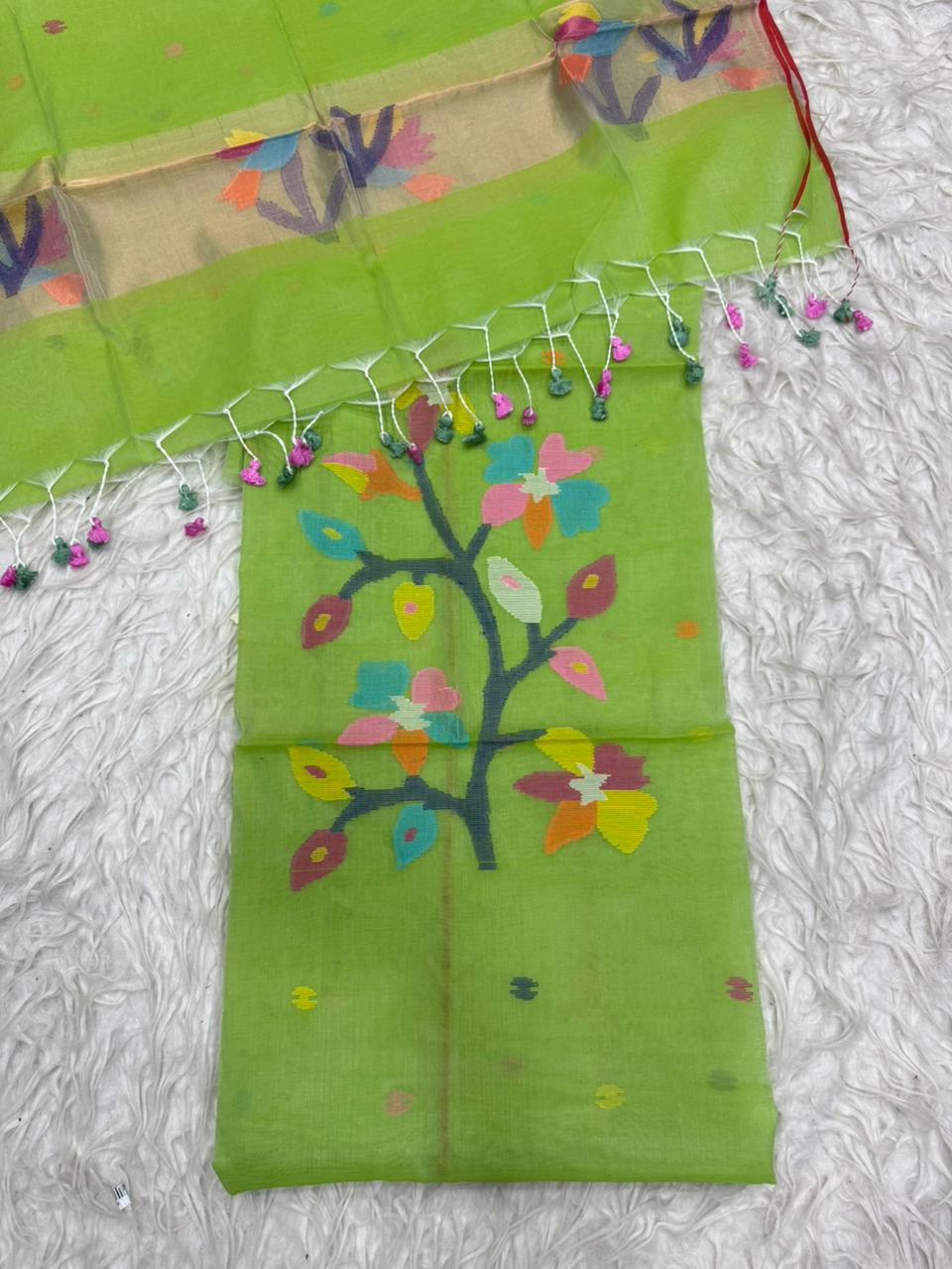 Muslin Jamdhani Dress Material