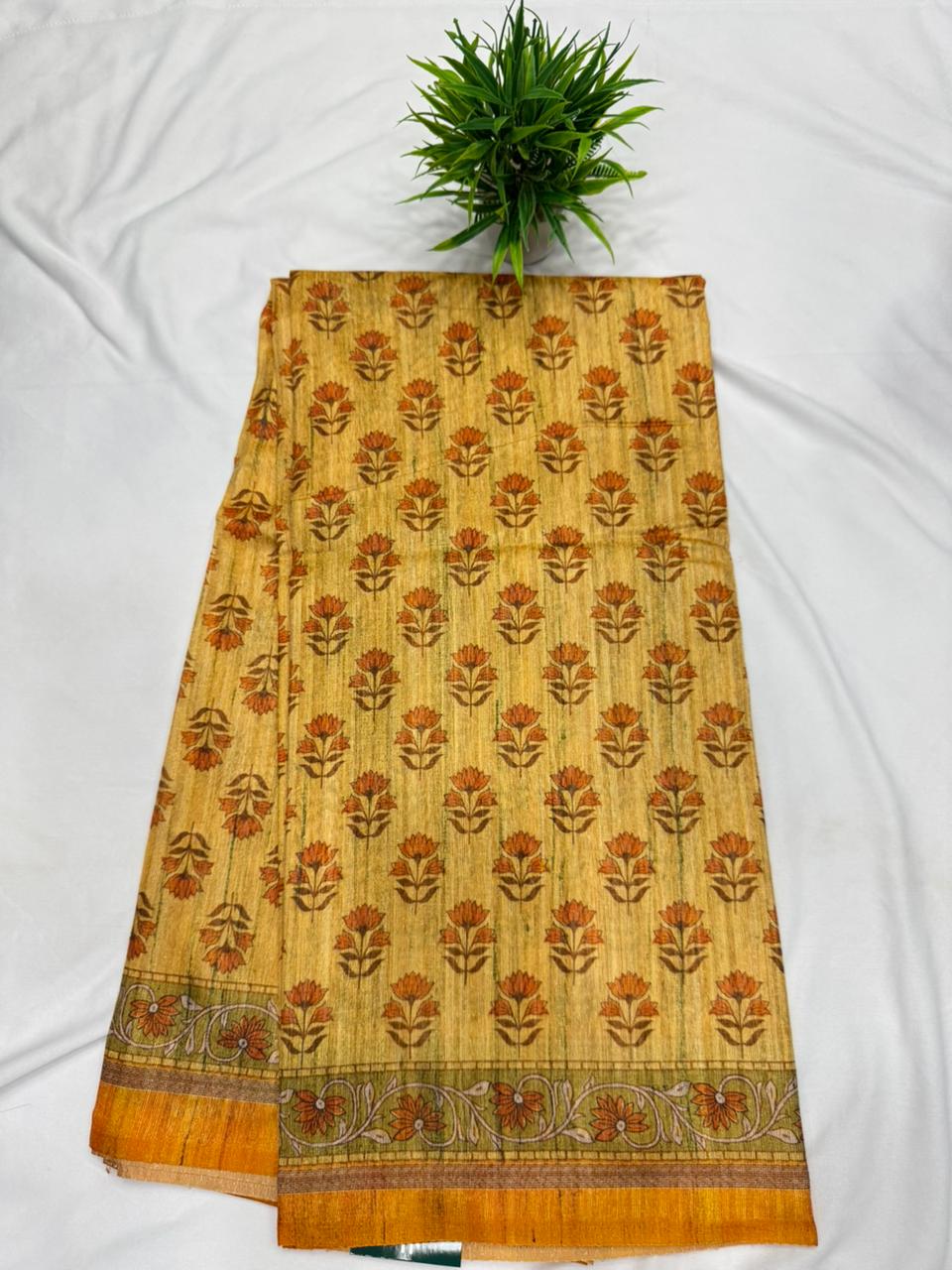 Jute Tusser Saree