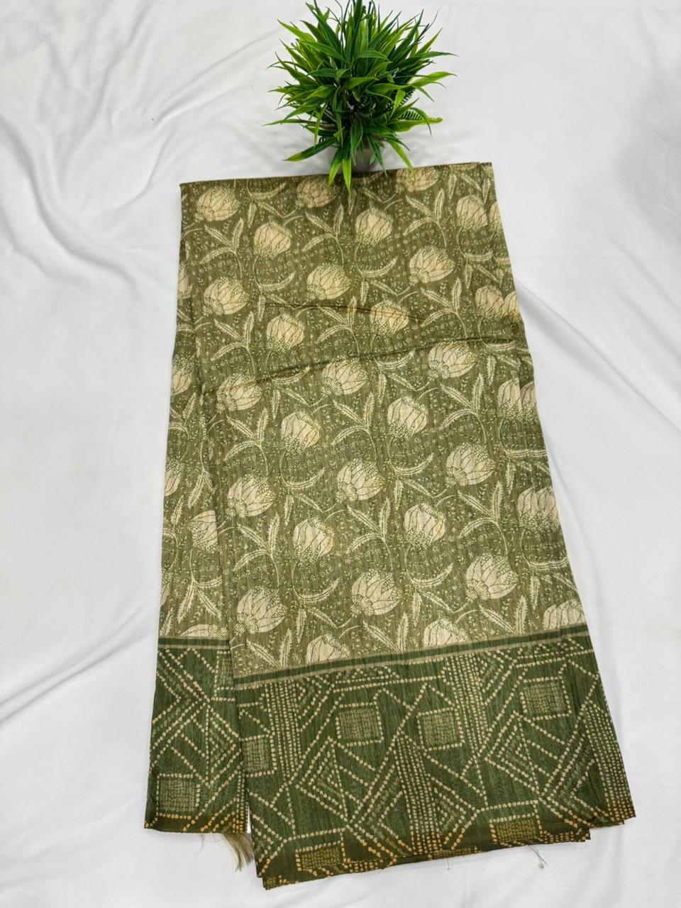 Jute Tusser Saree