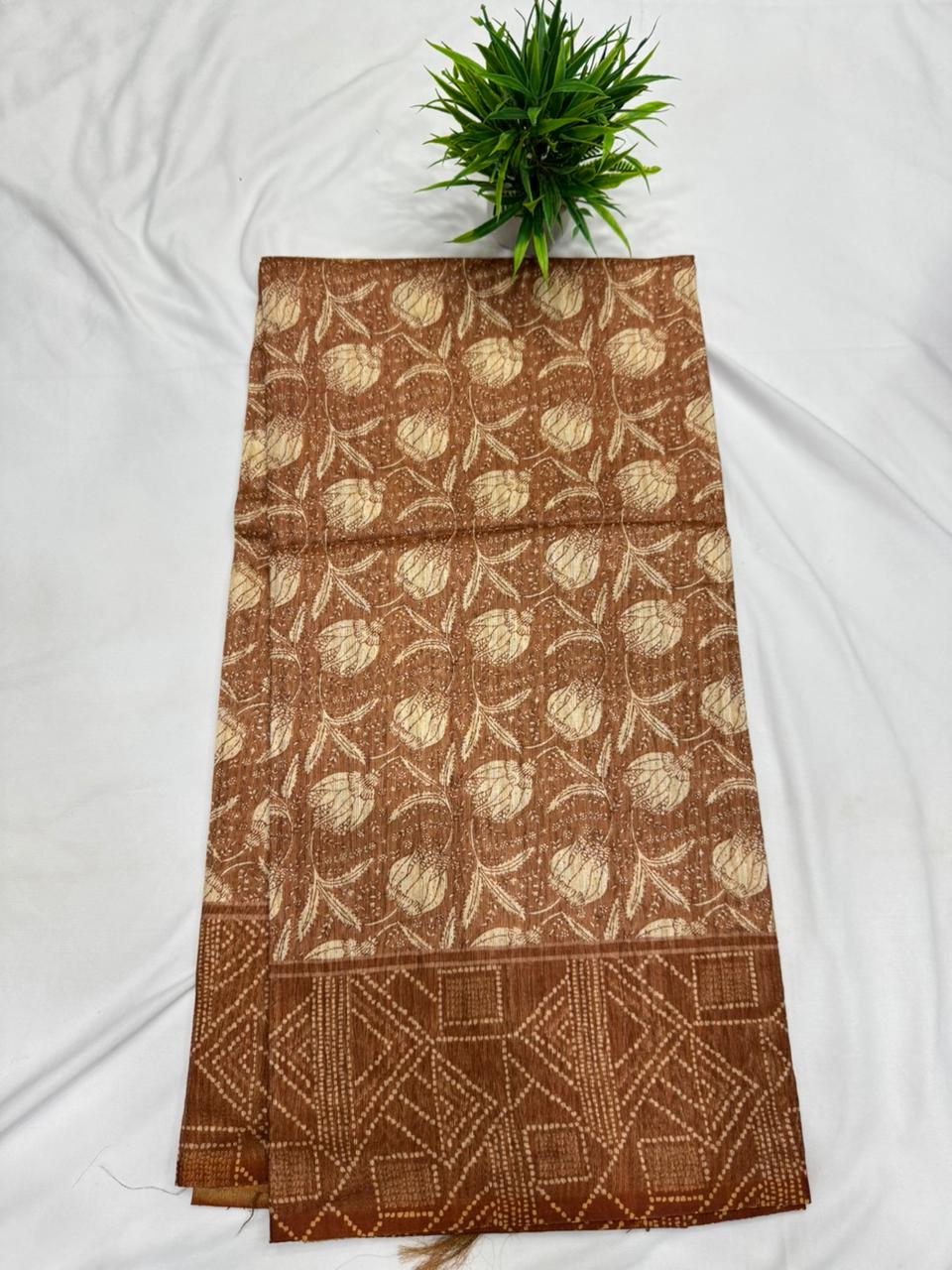 Jute Tusser Saree