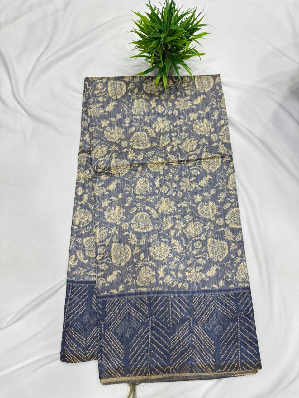 Jute Tusser Saree