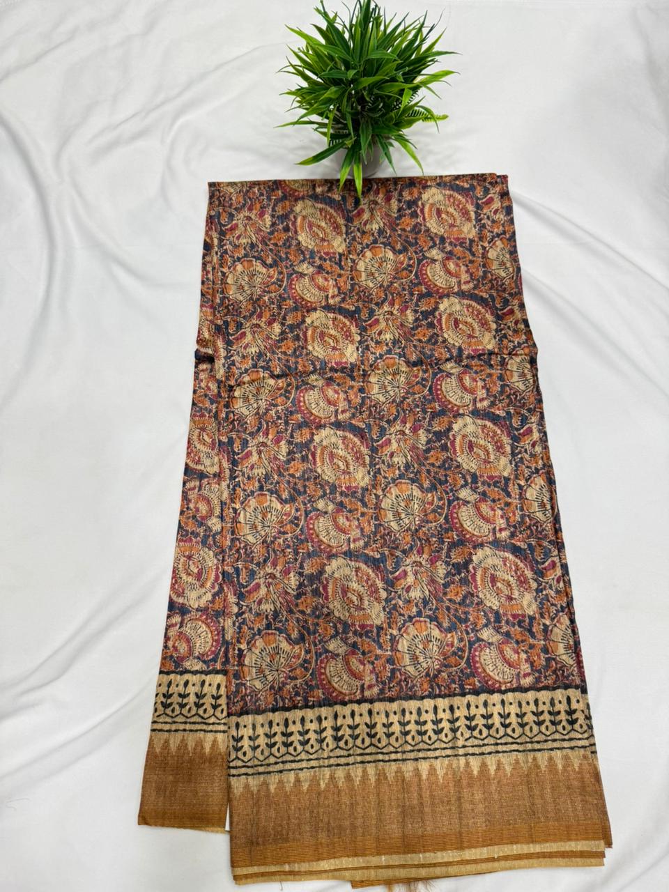 Jute Tusser Saree
