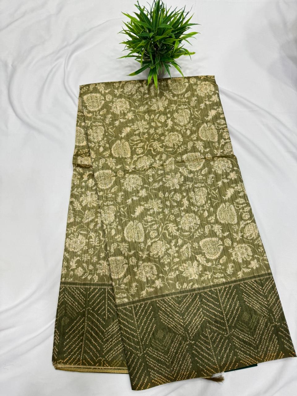 Jute Tusser Saree