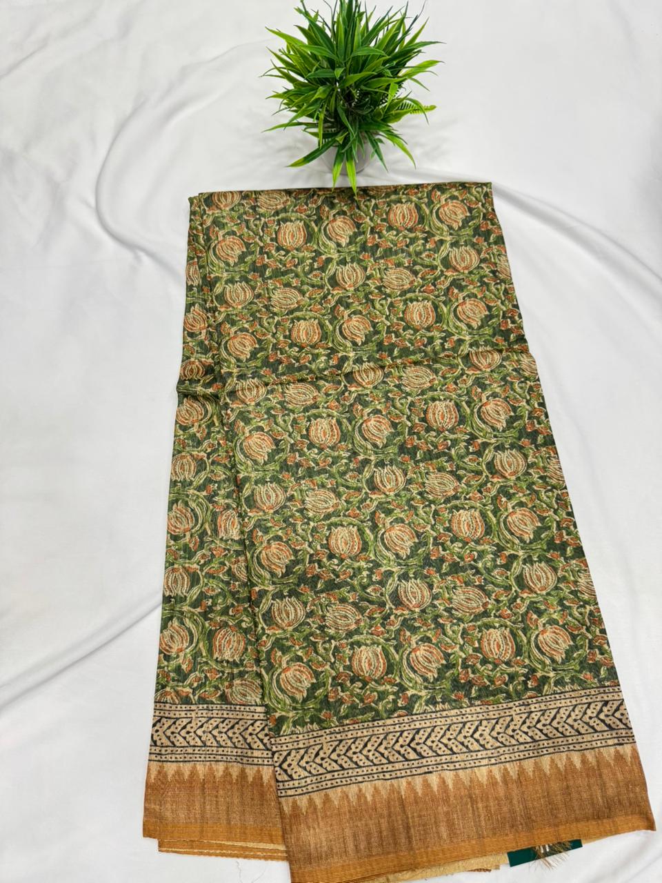 Jute Tusser Saree
