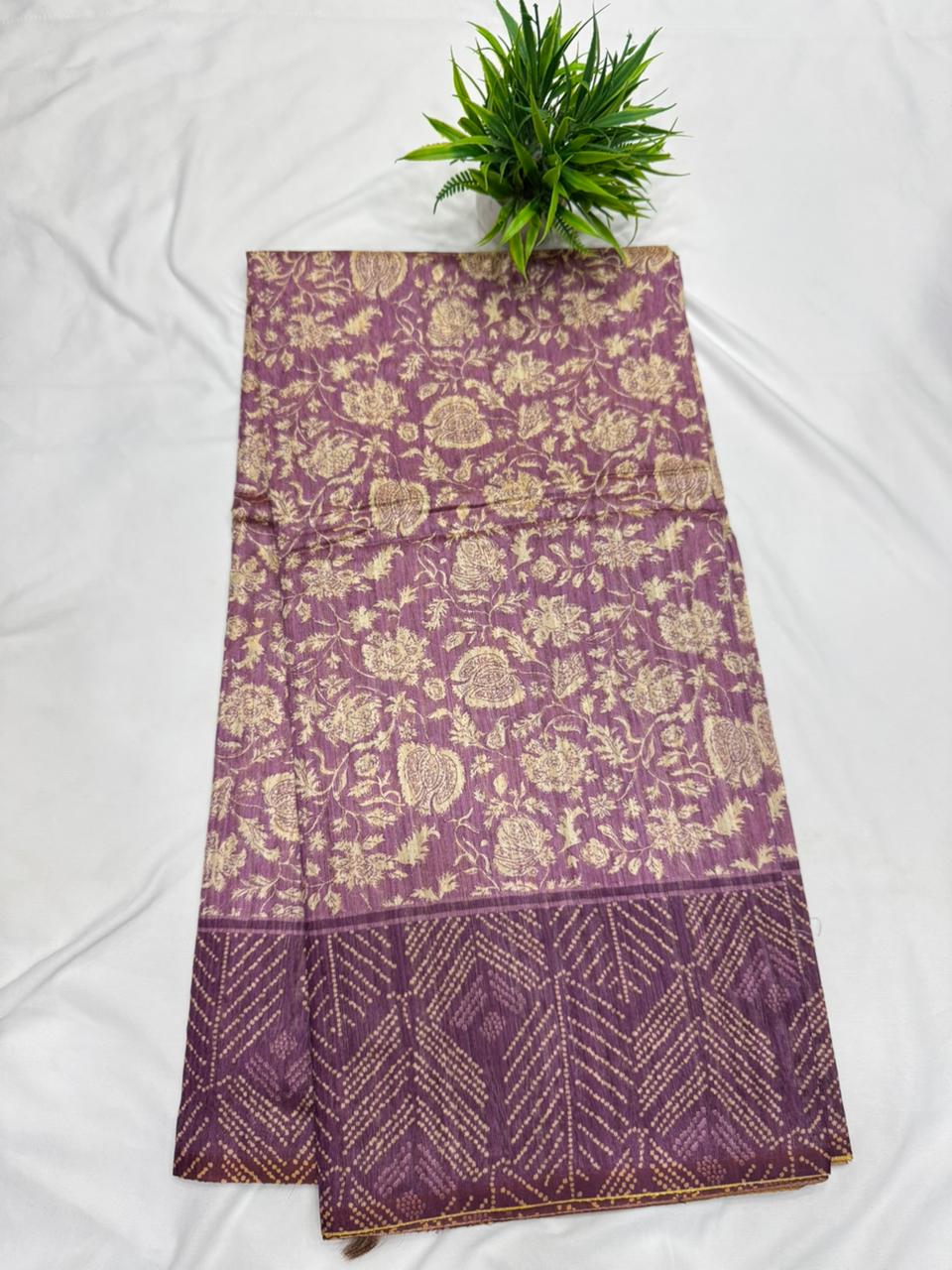 Jute Tusser Saree