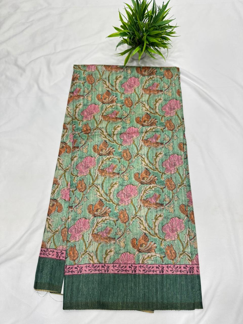 Jute Tusser Saree