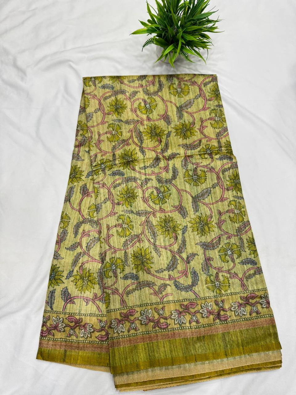 Jute Tusser Saree