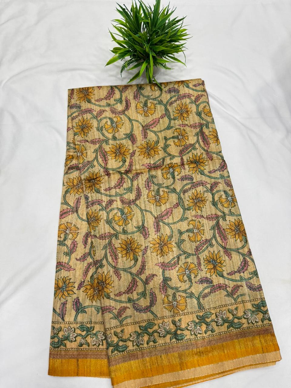Jute Tusser Saree