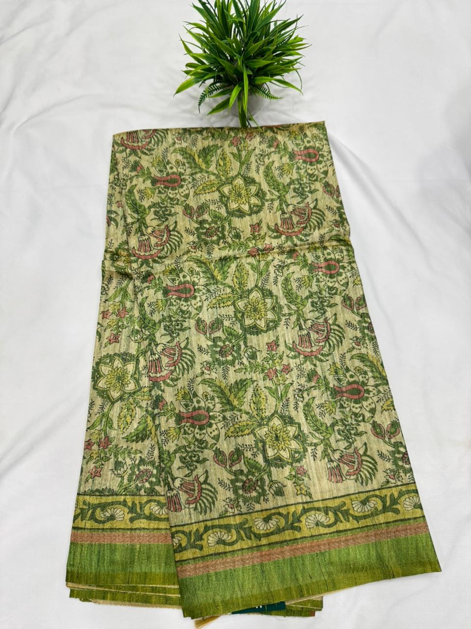 Jute Tusser Saree