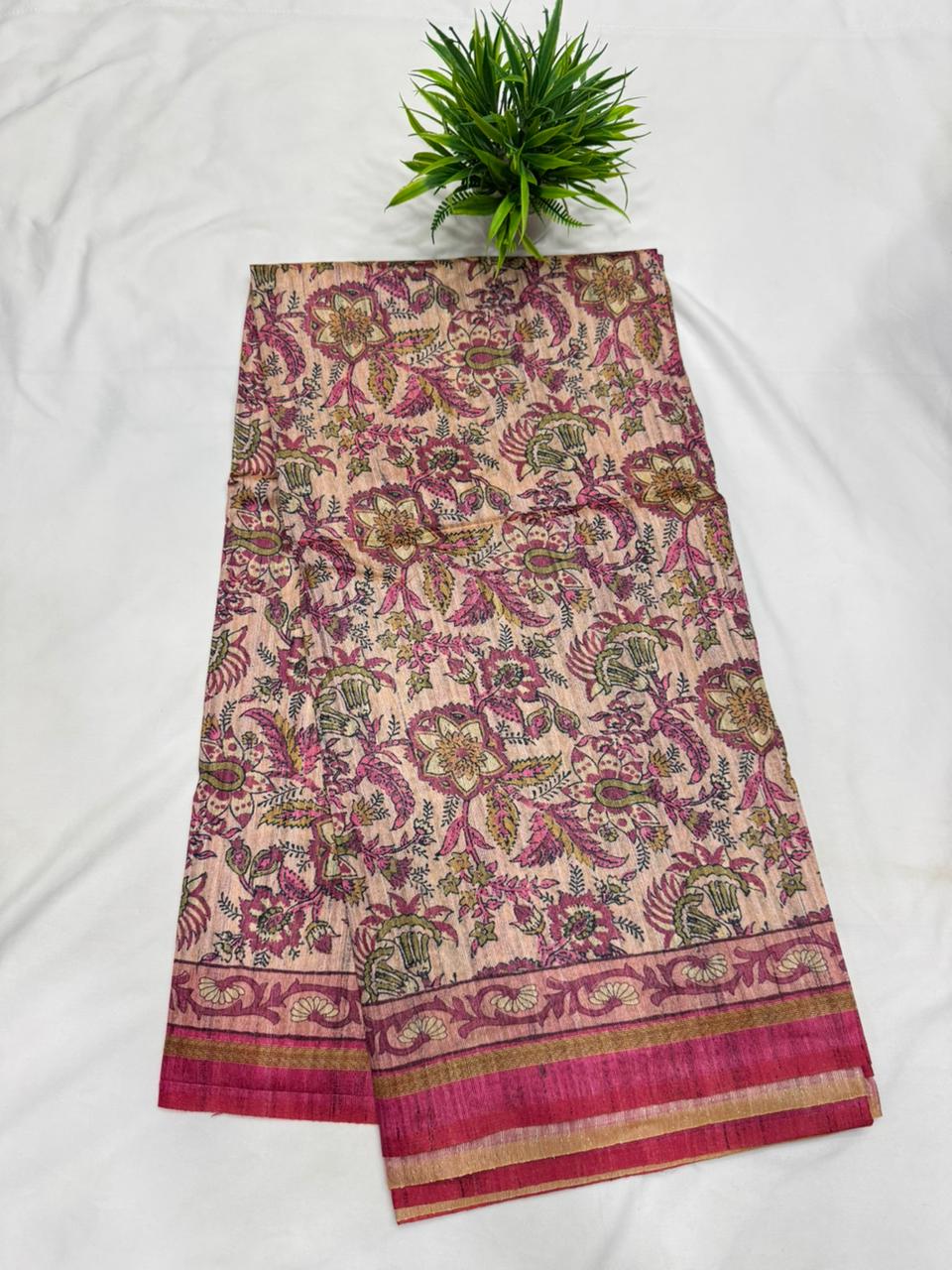 Jute Tusser Saree
