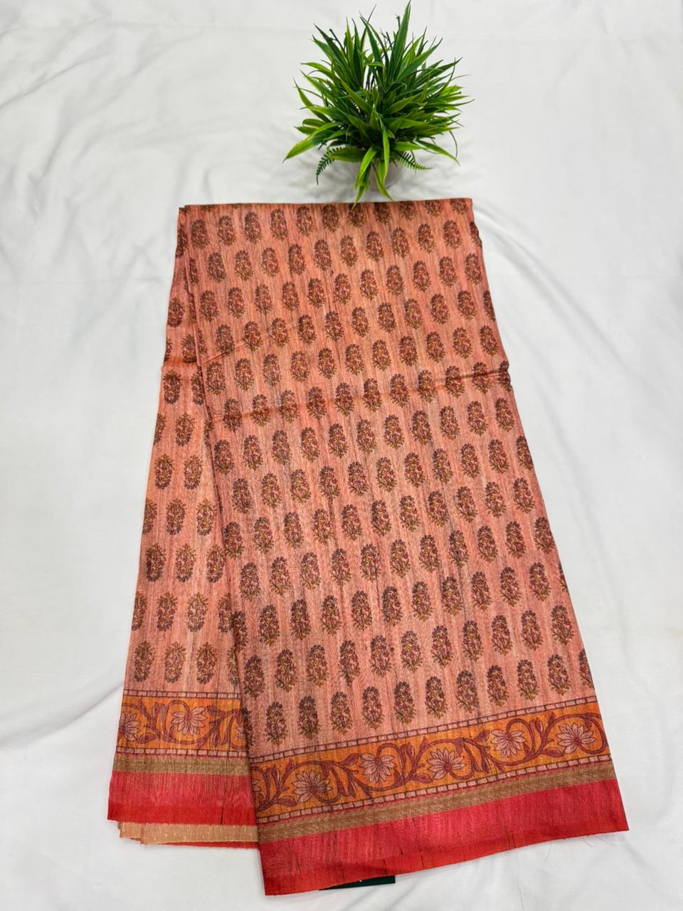 Jute Tusser Saree