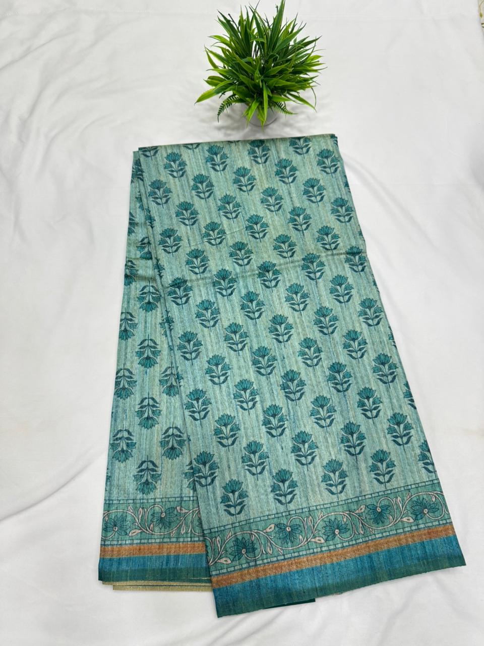 Jute Tusser Saree