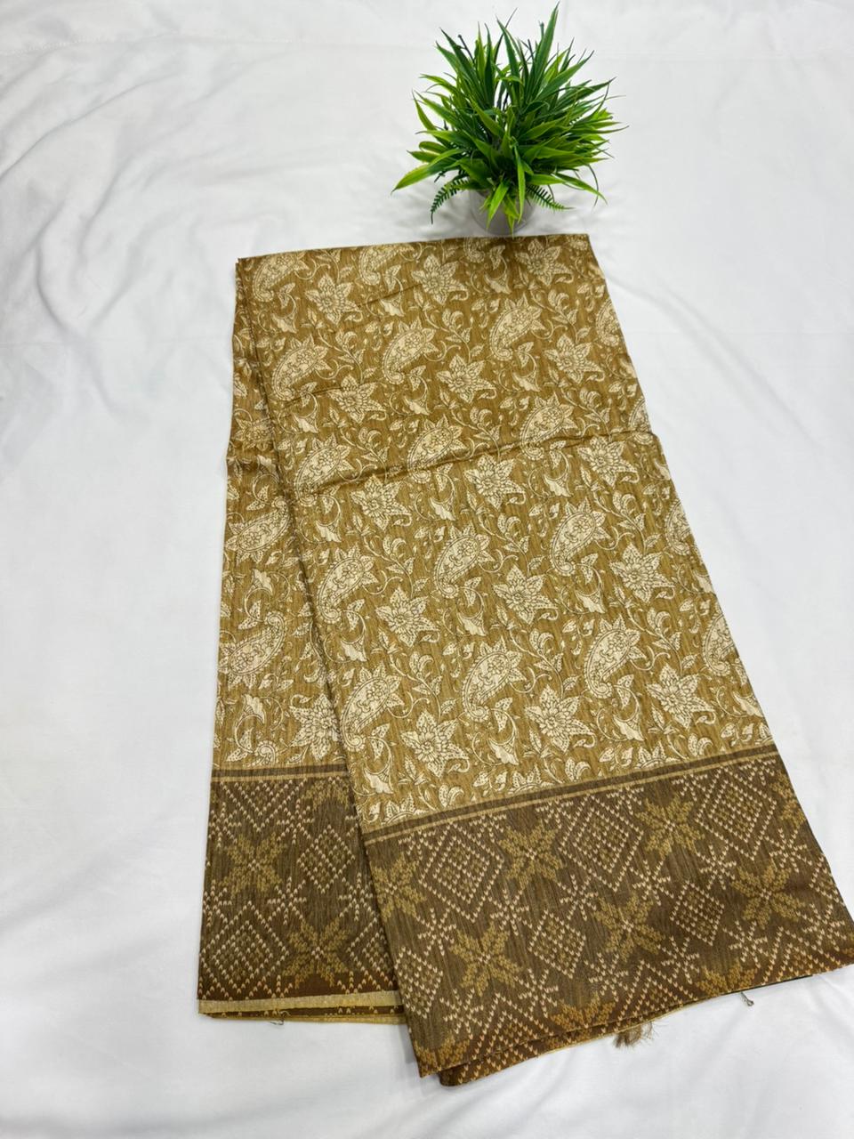 Jute Tusser Saree