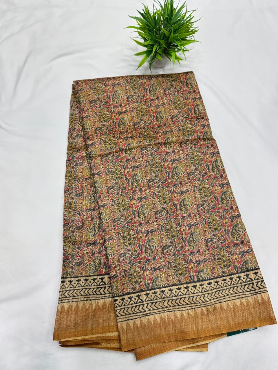 Jute Tusser Saree