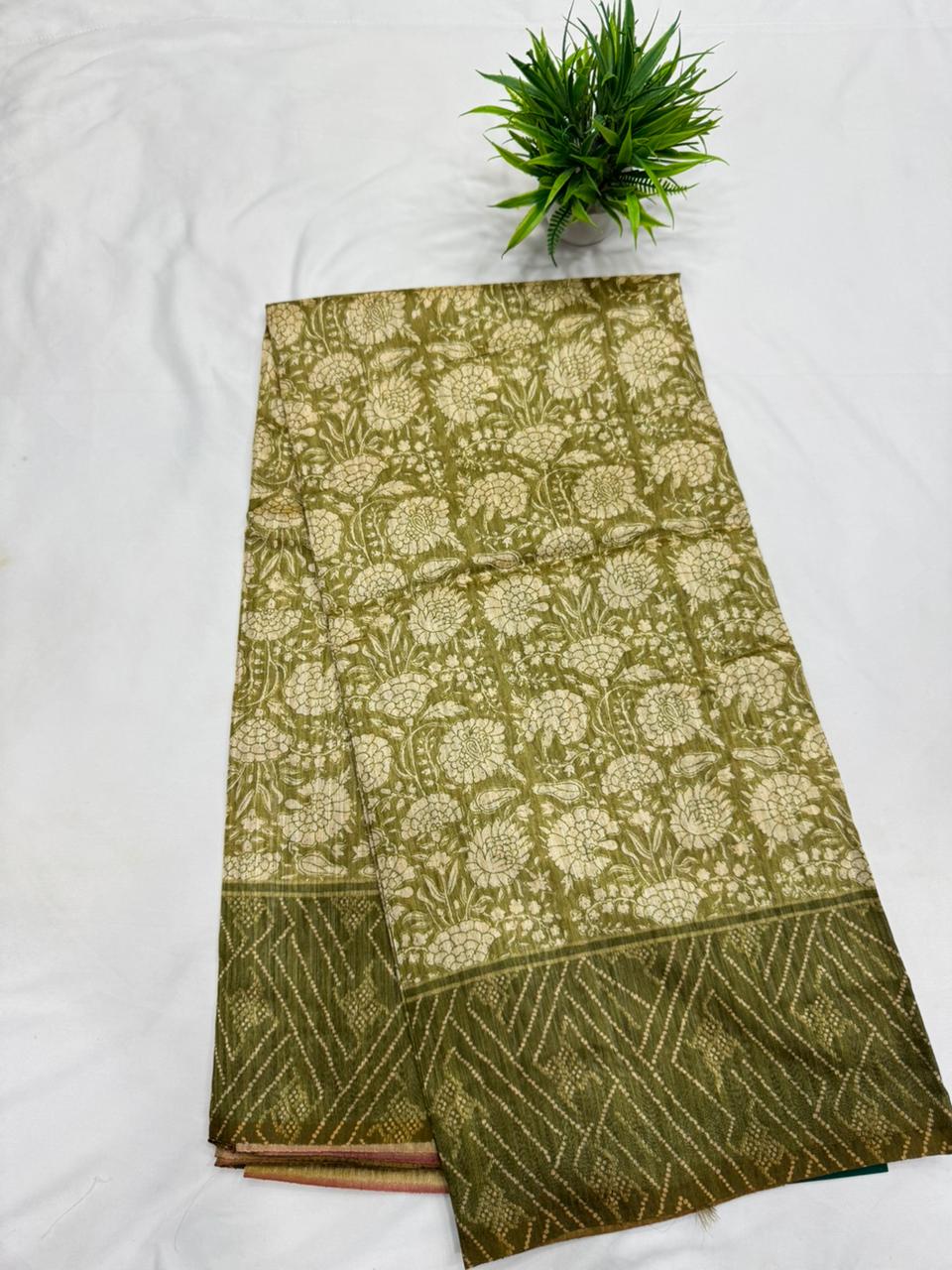 Jute Tusser Saree