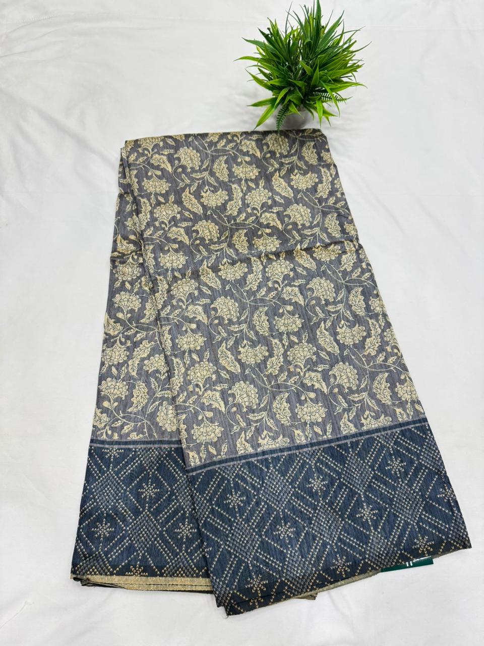 Jute Tusser Saree
