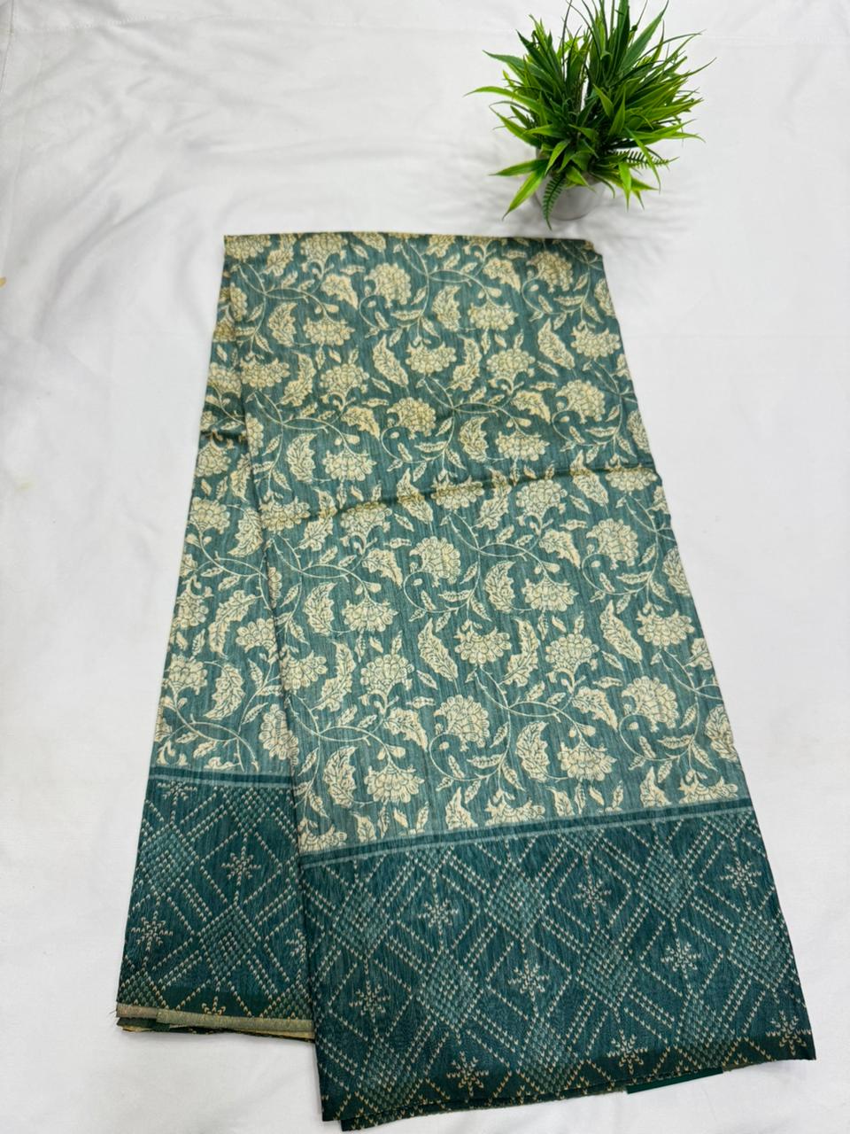 Jute Tusser Saree