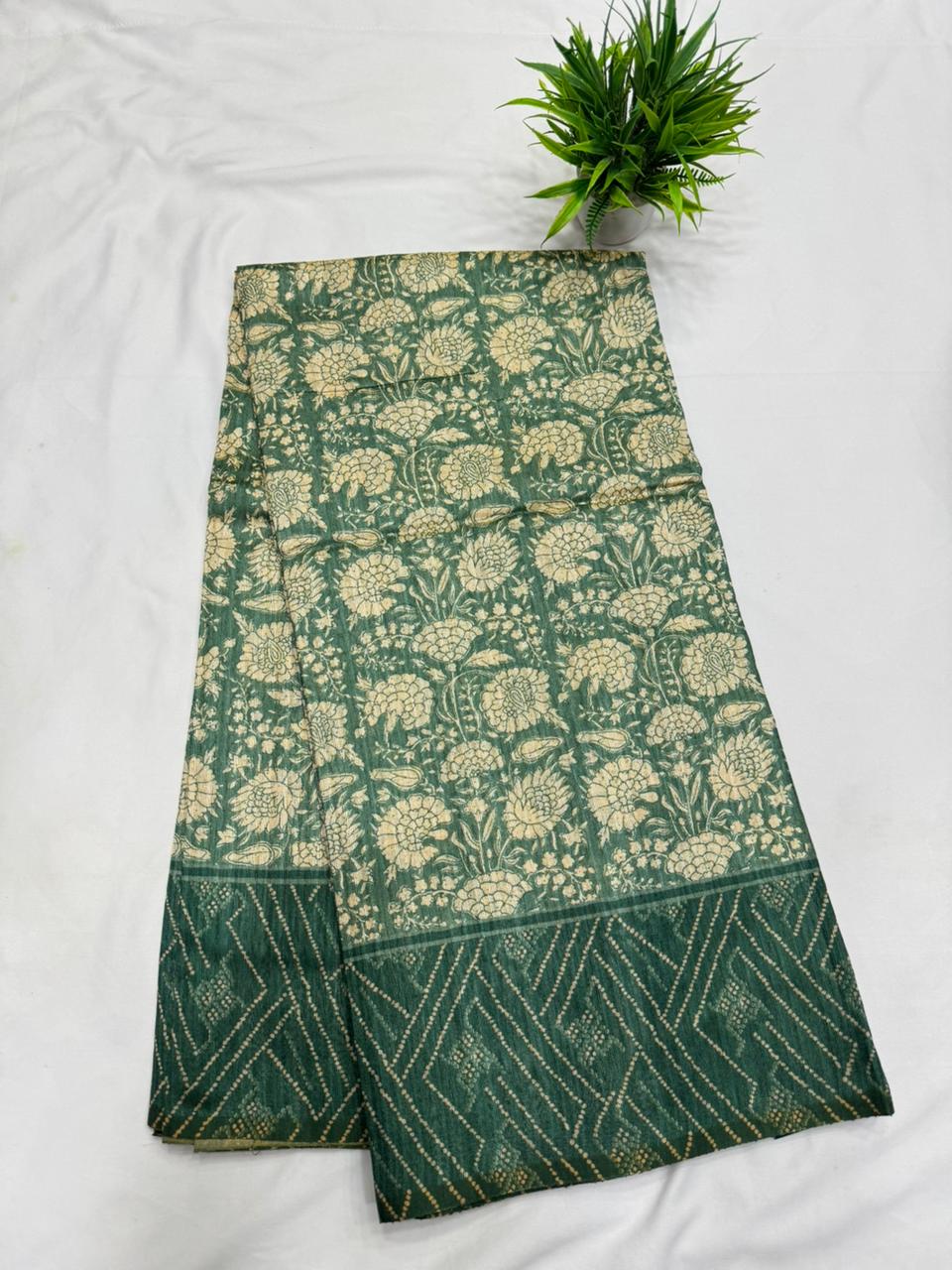 Jute Tusser Saree