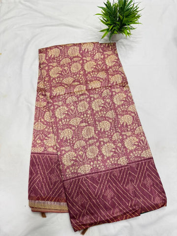Jute Tusser Saree