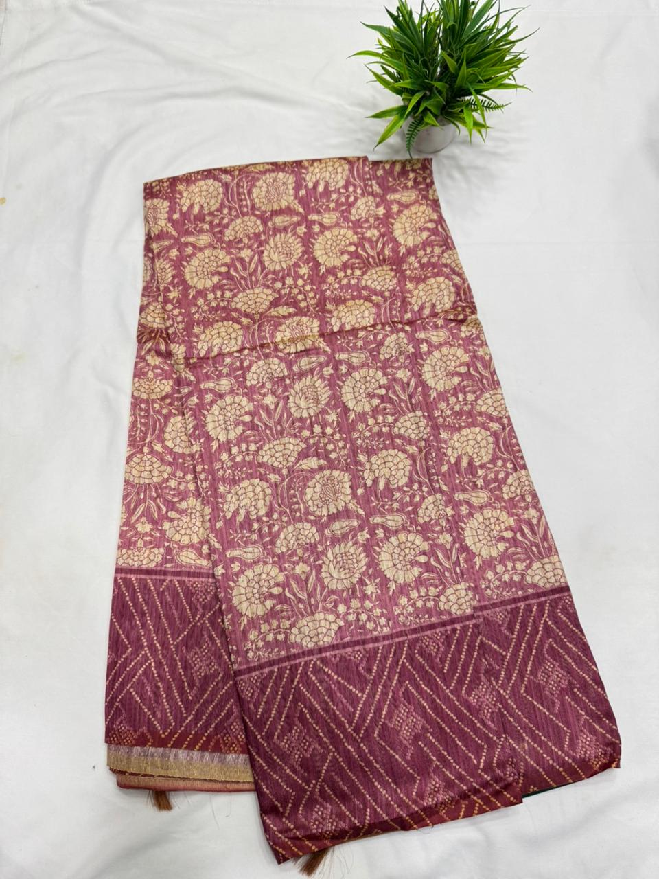 Jute Tusser Saree