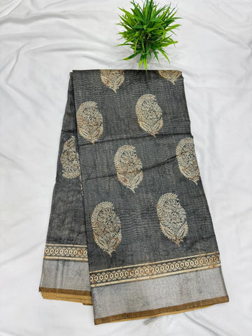 Jute Tusser Saree