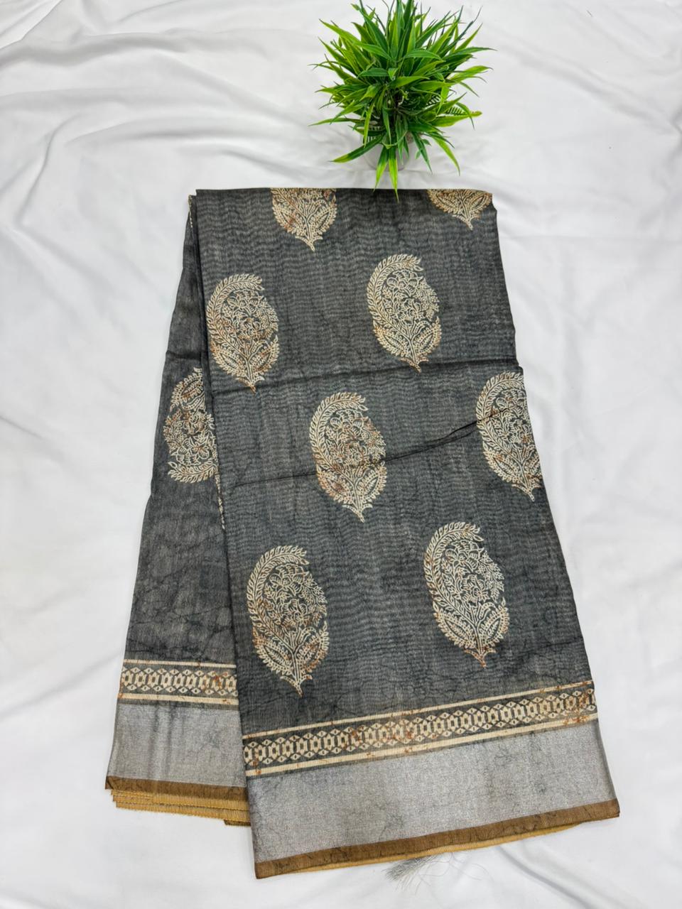 Jute Tusser Saree