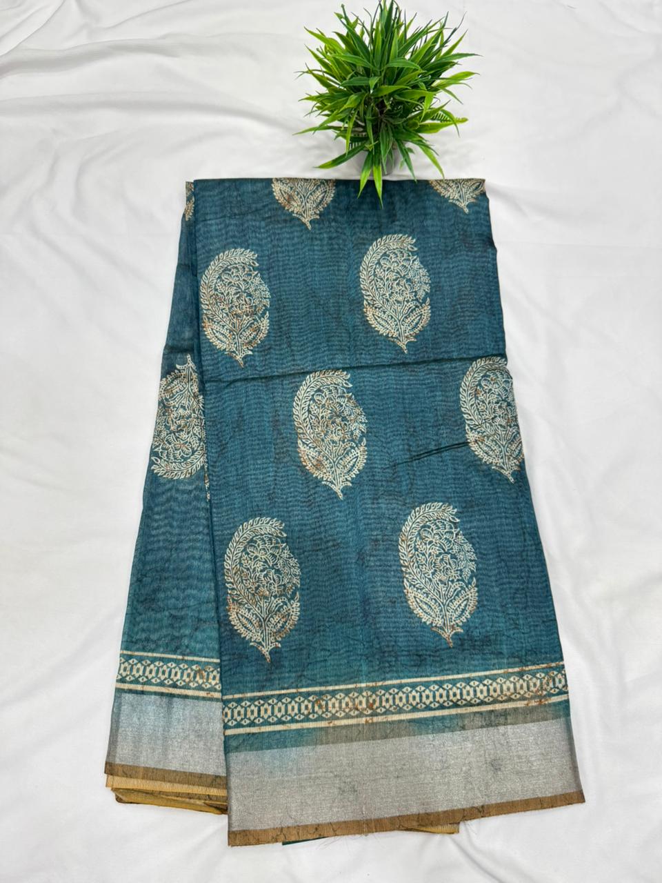 Jute Tusser Saree
