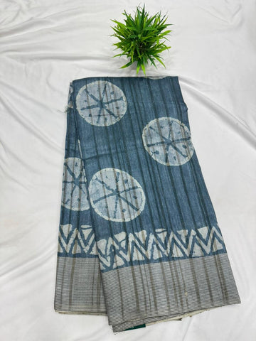 Jute Tusser Saree