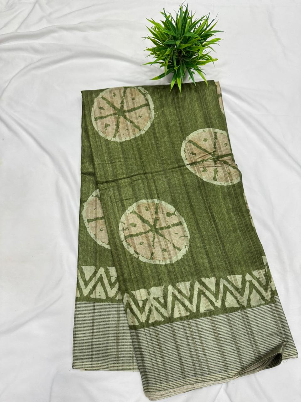 Jute Tusser Saree