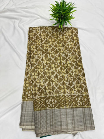 Jute Tusser Saree
