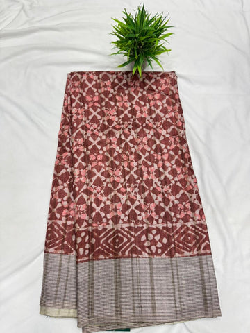 Jute Tusser Saree