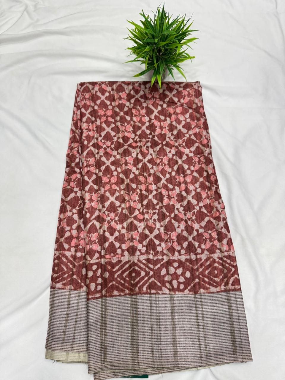 Jute Tusser Saree