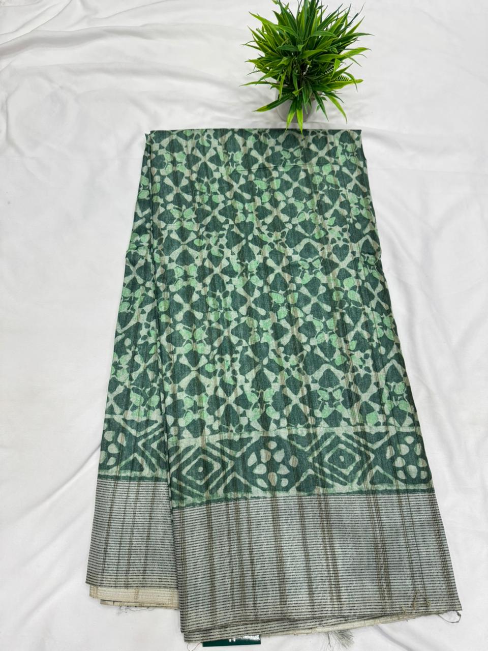 Jute Tusser Saree