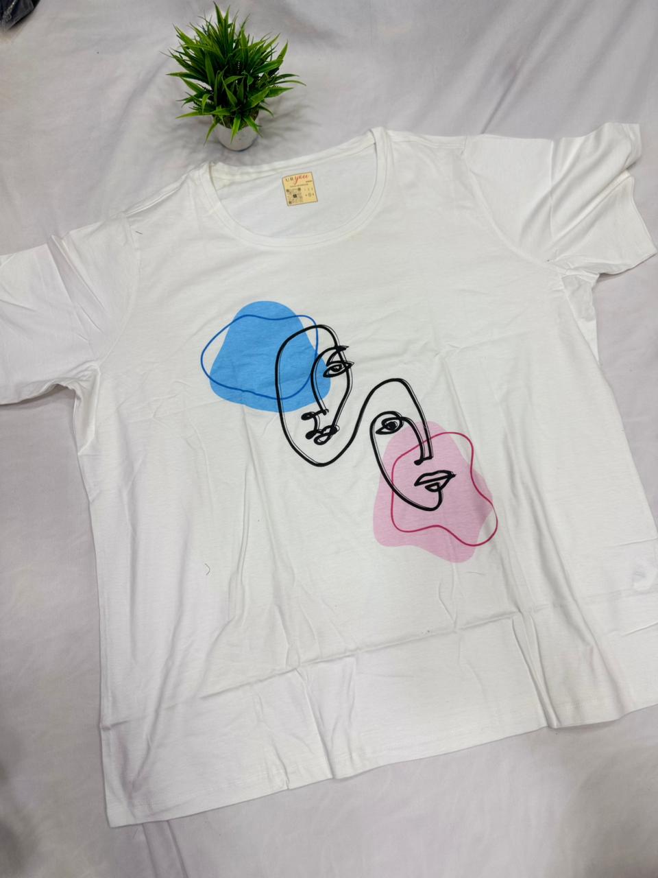 Ladies T-shirts 5XL Size