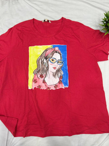 Ladies T-shirts 4XL Size