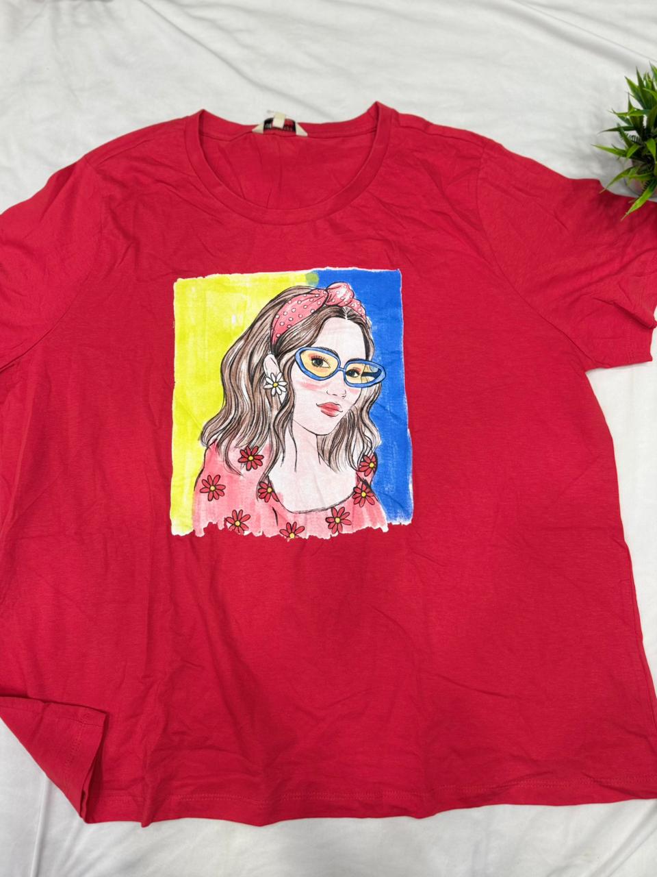 Ladies T-shirts 4XL Size