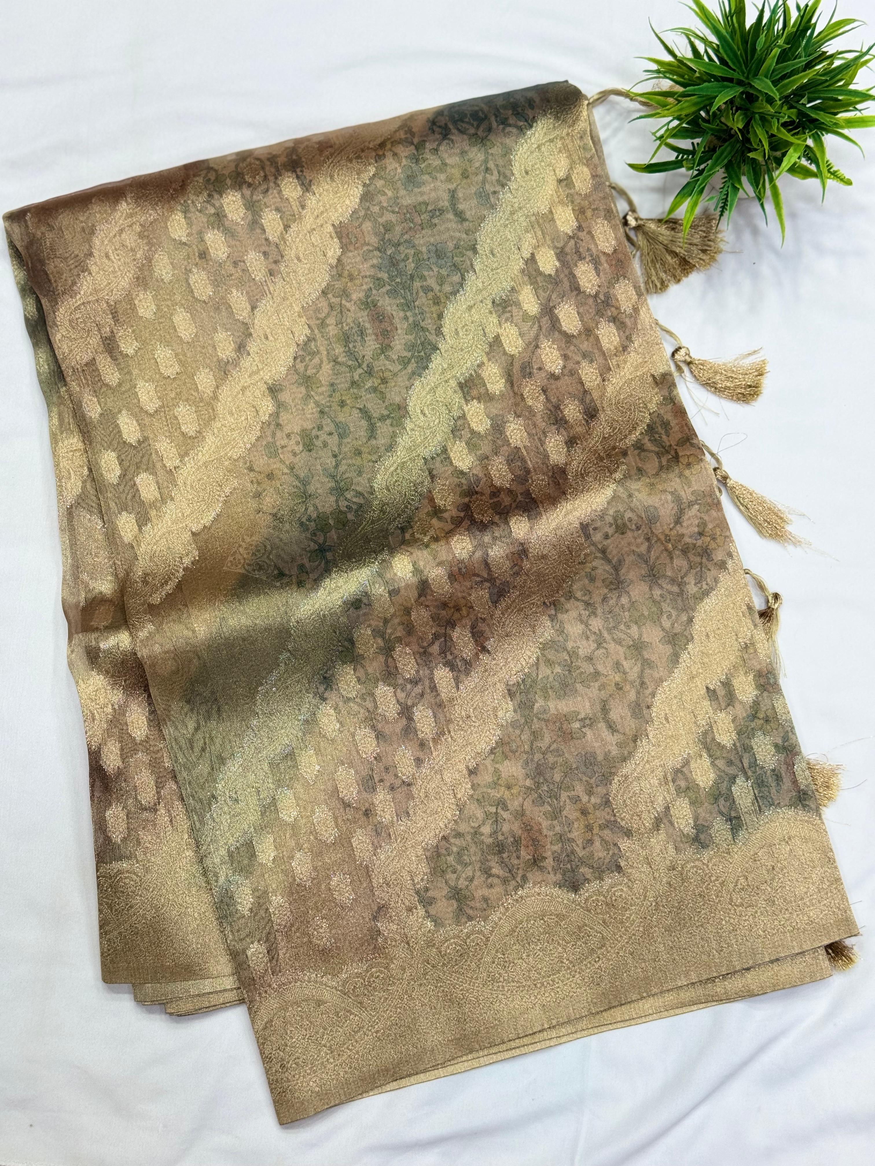 Tissue Organza Sarees