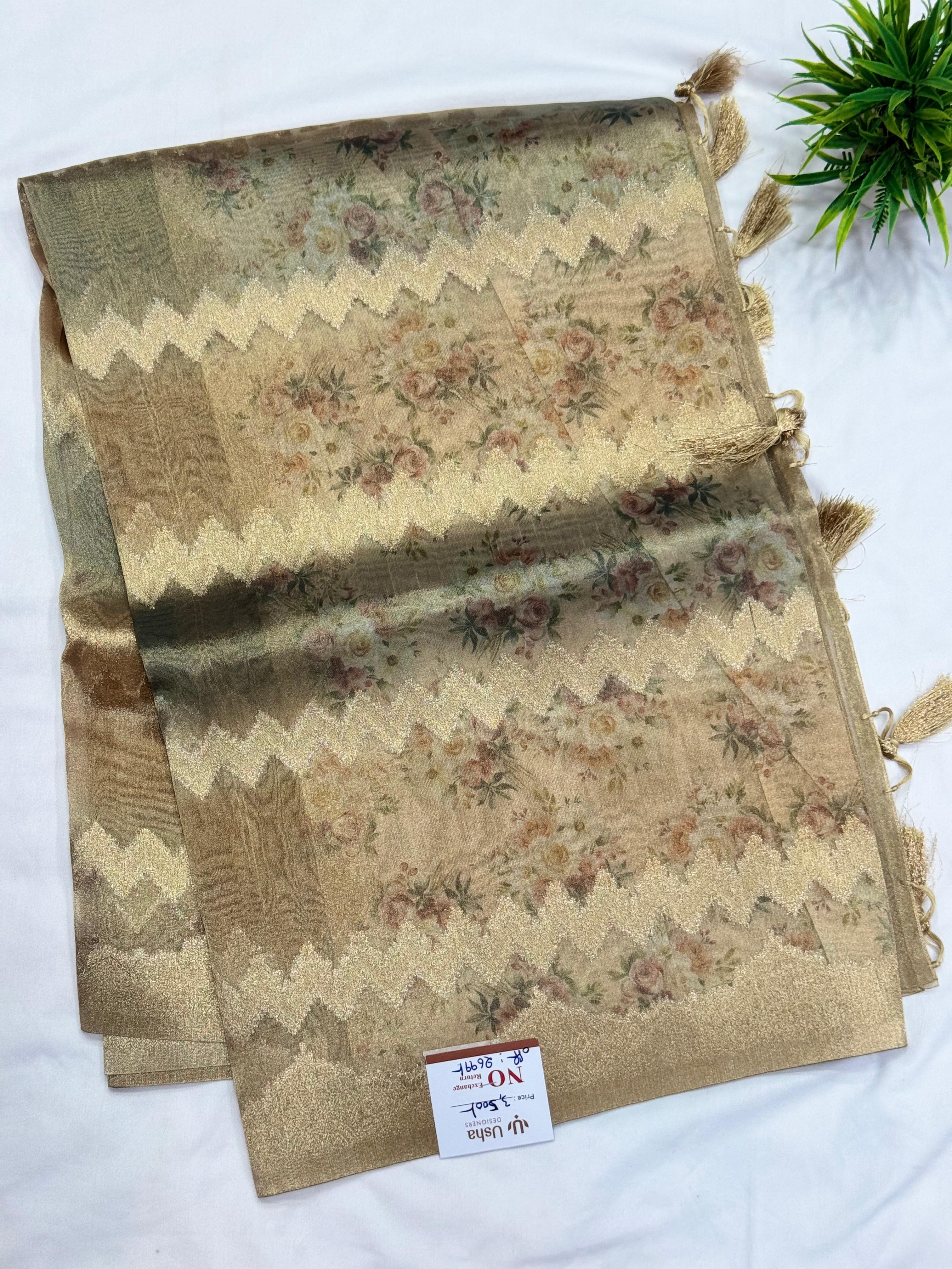 Tissue Organza Sarees