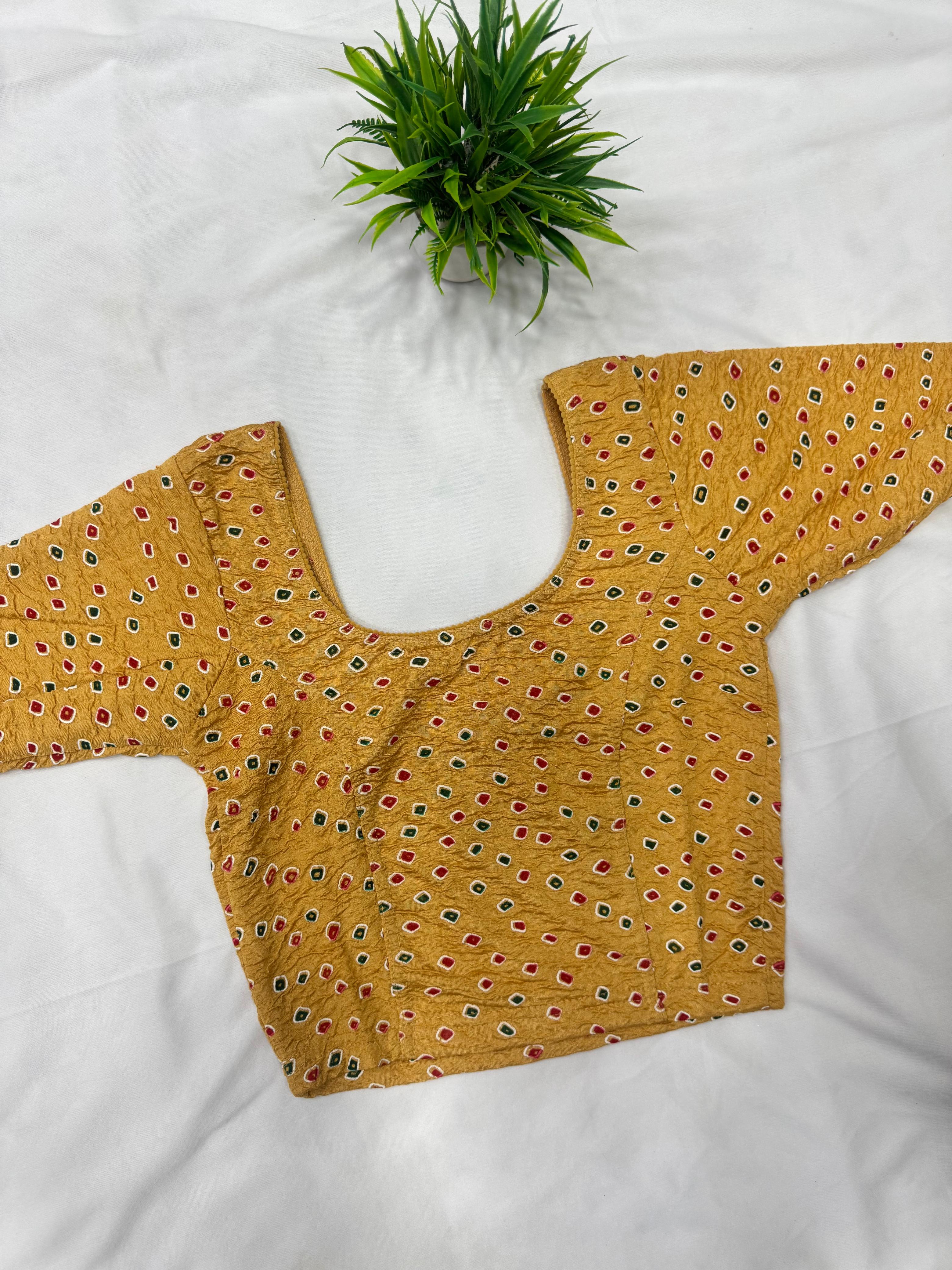 Strechable Bhandhini Ready-made Blouses